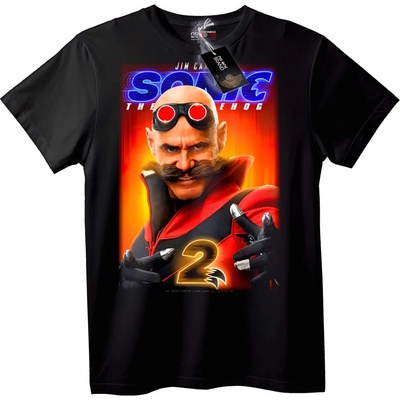Тениска Sonic 2 Д-р Роботник - XS, Black