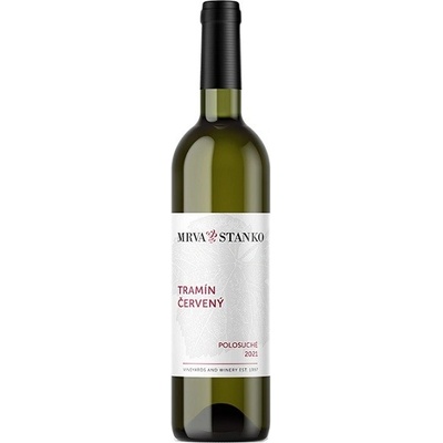 Mrva & Stanko Tramín červený polosuché biele 2022 13% 0,75 l (čistá fľaša)