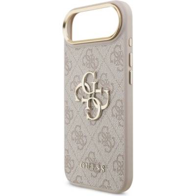 CG Mobile iPhone Air GUESS 4G BIG CLASSIC LOGO силиконов протектор за телефон, удароустойчив, заден капак с кожен ефект, ROSS GREEN/GOLD GUHCP17M4GMGCPI (GUHCP17M4GMGCPI)
