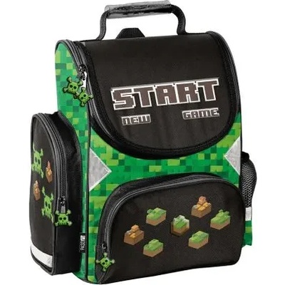 PASO minecraft ученическа ергономична раница