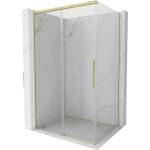 Mexen Rox плъзгаща се душ кабина 150 x 100 cm, прозрачна, злато четкано - 8C2-150-100-55-00 (8C2-150-100-55-00)