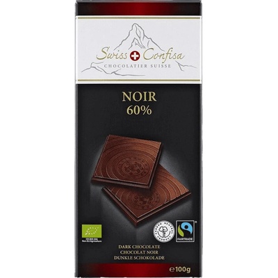 Swiss Confisa Čokoláda hořká 60% Bio 100 g