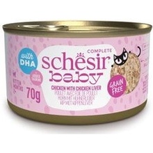 Schesir Cat Kitten Wholefood kuře játra 70 g