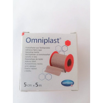 Omniplast textilní náplast 5 cm x 5 m