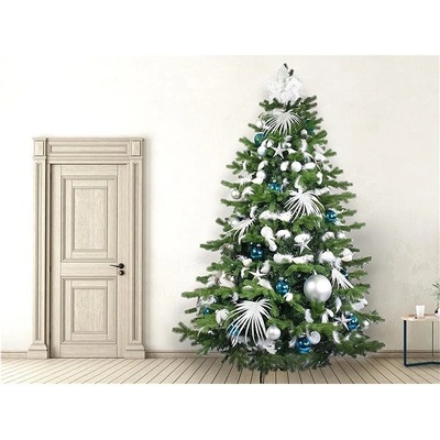 LAALU Vánoční stromek zdobený POLÁRNÍ MODRÁ II 215 ks ozdob 500 cm – Zboží Dáma