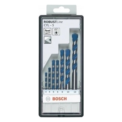 Bosch 7dílná sada vrtáků do betonu Robust Line CYL-5 4;5;5;6;6;8;10