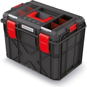 Prosperplast Kufr na nářadí X-Block Log 54,6x38x40,7 cm černo-červený KXB604040F-S411