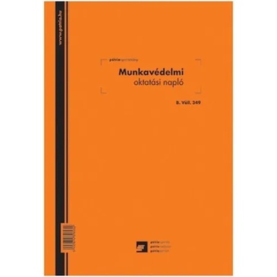 B. vall. 349 Формуляр "Дневник за обучението по безопасност и здраве при работа" с 24 листа a4 (b.vall.349)