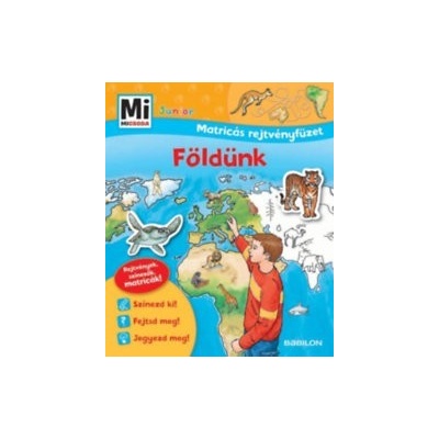 Földünk - Mi MICSODA Junior Matricás rejtvényfüzet