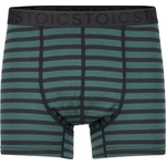 Stoic Мъжко мериносово термобельо Stoic Merino150 AlsenSt. Boxer Merino base layer - Black / Dark Ocean Green / Striped (015-1638-2112)