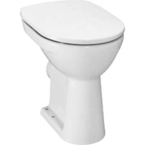 Jika Lyra plus - Стояща тоалетна, заден отлив, плоско промиване, бяла H8253860000001 (H8253860000001)