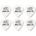 Dunlop Tortex Jazz III 6 Перце за китара (478R100-6PACK-SET)