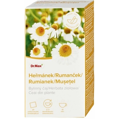 Dr.Max Heřmánek bylinný čaj 20 x 1,5 g