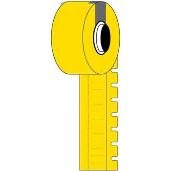 Brady M6-10x4.2-7597-YL / 312051, DuraSleeve вложки за маркиране на кабели, 10.00 mm x 4.20 mm (312051)