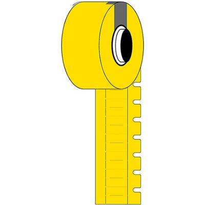 Brady M6-10x4.2-7597-YL / 312051, DuraSleeve вложки за маркиране на кабели, 10.00 mm x 4.20 mm (312051)