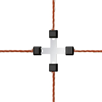 Spojka Litzclip® pro lanko 3mm křížová pozink, 5ks/bal