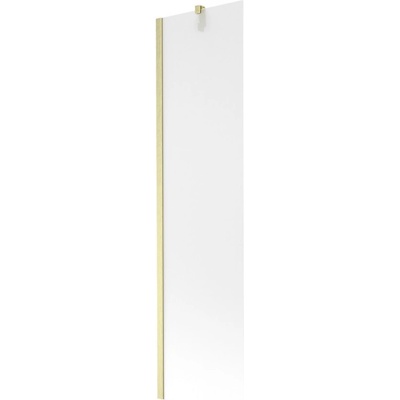 Mexen Next параван за вана с 1 крило 50 x 150 см, матирано стъкло, златно четкано - 895-050-000-00-30-55 (895-050-000-00-30-55)