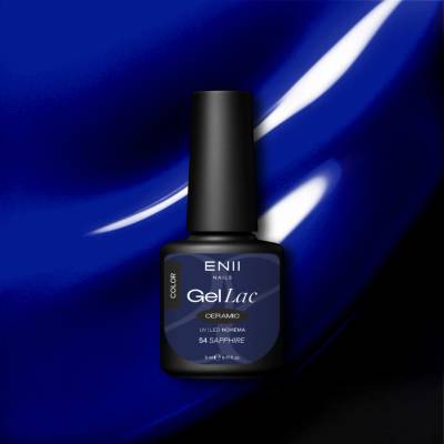 ENII NAILS Gel lak Ceramic 54 Sapphire gelový lak 5 ml