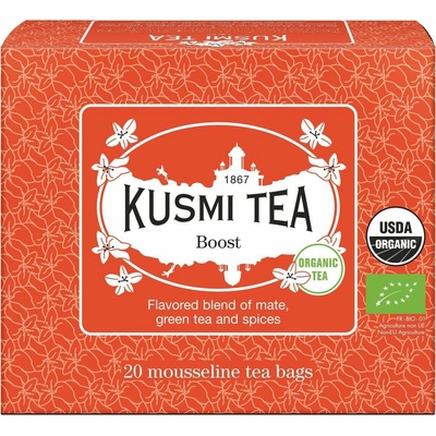 Kusmi Tea Organic Boost krabička s 20 vrecúšok 40 g