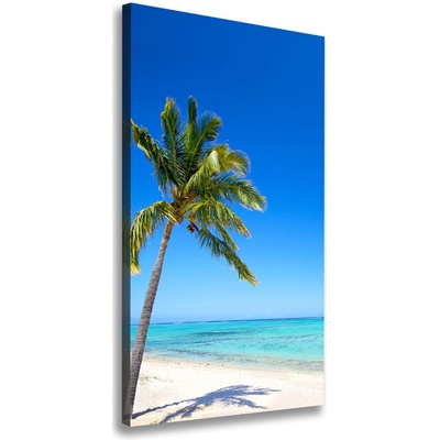Vertikálny foto obraz na plátne Tropická pláž 50x100 cm