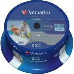 Verbatim BD R Verbatim Datalife SL 6x 25GB IJP 25 Pack комплект (43811)