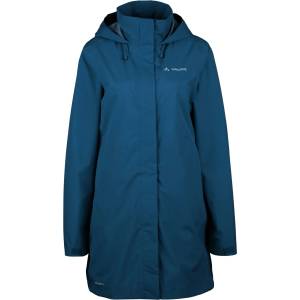 VAUDE Дамско палто Vaude Women's Itri 2, 5 Layer Coat Raincoat - Dark Sea Uni - размер 40 (EU) (103-2189-0814)