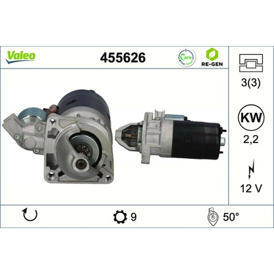 VALEO Štartér 455626