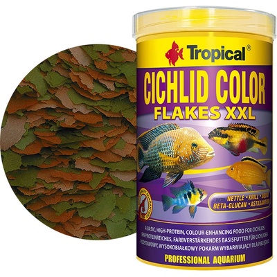 Tropical Cichlid Color Flakes 1 l 200 g