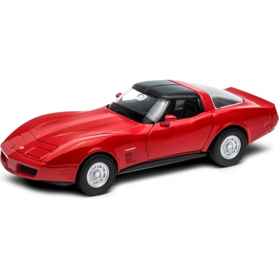 Welly Chevrolet Corvette Coupe strieborný 19821:34
