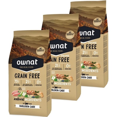 OWNAT GF PRIME CAT Hair & Skin 1 kg