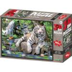 Prime 3D puzzle - Бели тигри 63 части (46pr-10639)
