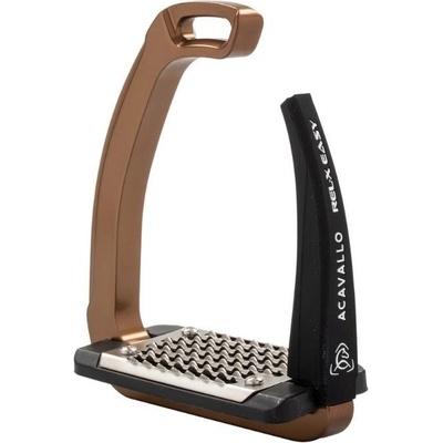 ACAVALLO Bezpečnostní třmeny Rel-X Easy bronze – Zboží Mobilmania