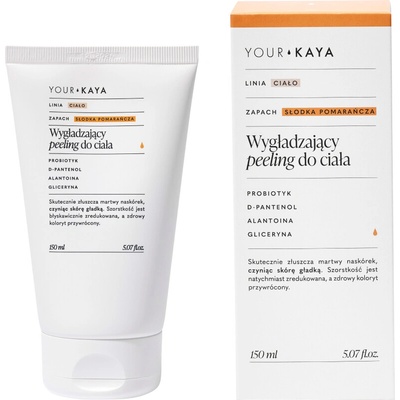 Your Kaya Sweet Orange vyhladzujúci telový peeling s vôňou sladkého pomaranča 150 ml