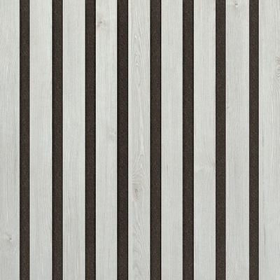 Archo - Akustický panel Design line CPL Borovice finská na černém HDF 2600 x 400 x 21 mm