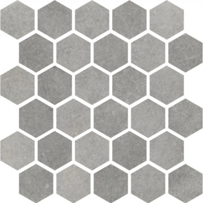 Cir Ceramiche Materia Prima metropolitan grey hexagon 27 x 27 cm lesk 1ks