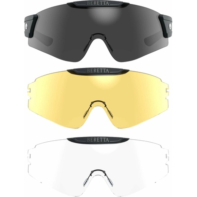 BERETTA Strelecké okuliare InterMask – Fume' & Neutral & Yellow