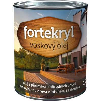 Fortekryl voskový olej 0,7 kg Orech