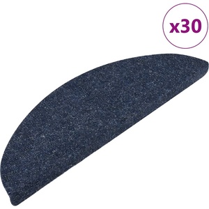 vidaXL Самозалепващи стелки за стълби, 30 бр, синьо, 56x17x3 см (3365917)