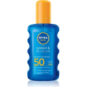 Nivea SUN Protect & Dry Touch невидим спрей за тен SPF 50 200ml