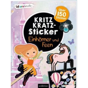 Kritzkratz-Sticker Einhörner und Feen | Eva Schindler (ISBN: 9783845833682)