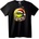 NOONEBRAND Тениска Grinch Дядо Коледа Луна - XS, Black