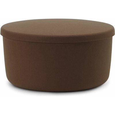 Normann Copenhagen Pouf Hide Storage Large, brown