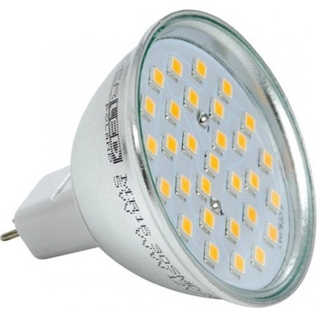 Superled LED žárovka GU5.3 MR16 napětí 230V 5W 450lm teplá bílá 2800-3300k