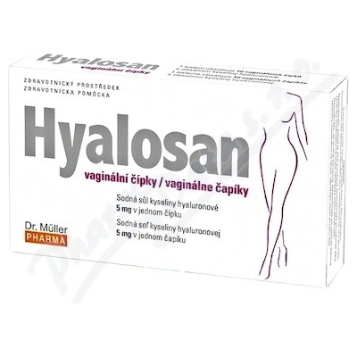 Hyalosan Dr.Müller vaginální čípky 10 ks