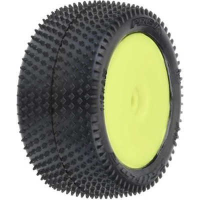 Pro-Line колело 1: 18, гуми Prism Carpet задни, джанта H8 жълта (2) (Losi Mini-B)