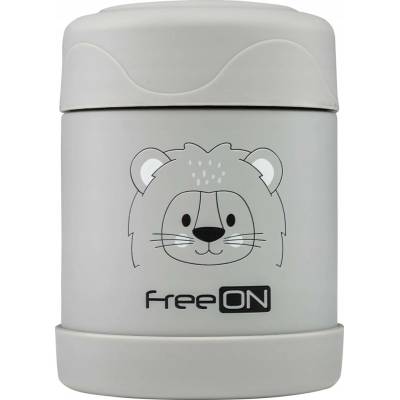 Freon Termoska na jídlo Lev 350 ml šedý