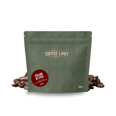 COFFEE LIMIT italian blend - Кафе на зърна 250гр
