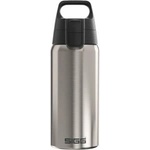 SIGG - Insulated drinking bottle - Thermos bottle Shield Therm One Brushed - carbonated drinks - leak-proof - dishwasher safe - BPA-free - 90% recycled stainless steel - silver - 0.5L - 6217.80