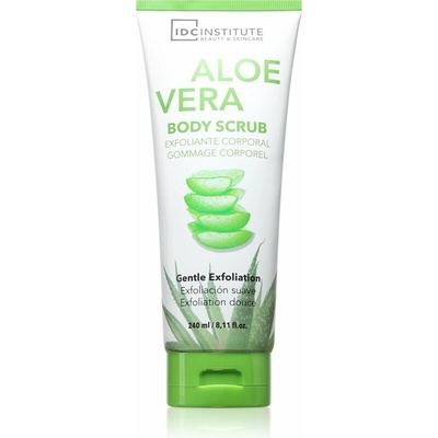 IDC Institute telový peeling aloe vera 240 ml