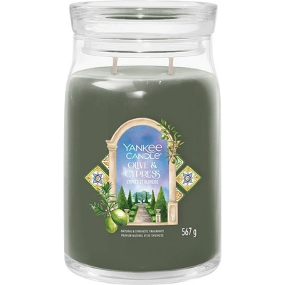 Yankee Candle Signature PARISIAN OLIVE & CYPRESS 567 g